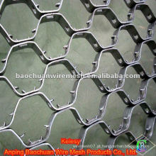 Fio de aço inoxidável 316L termoestável Tortoise Shell Mesh (Fábrica)